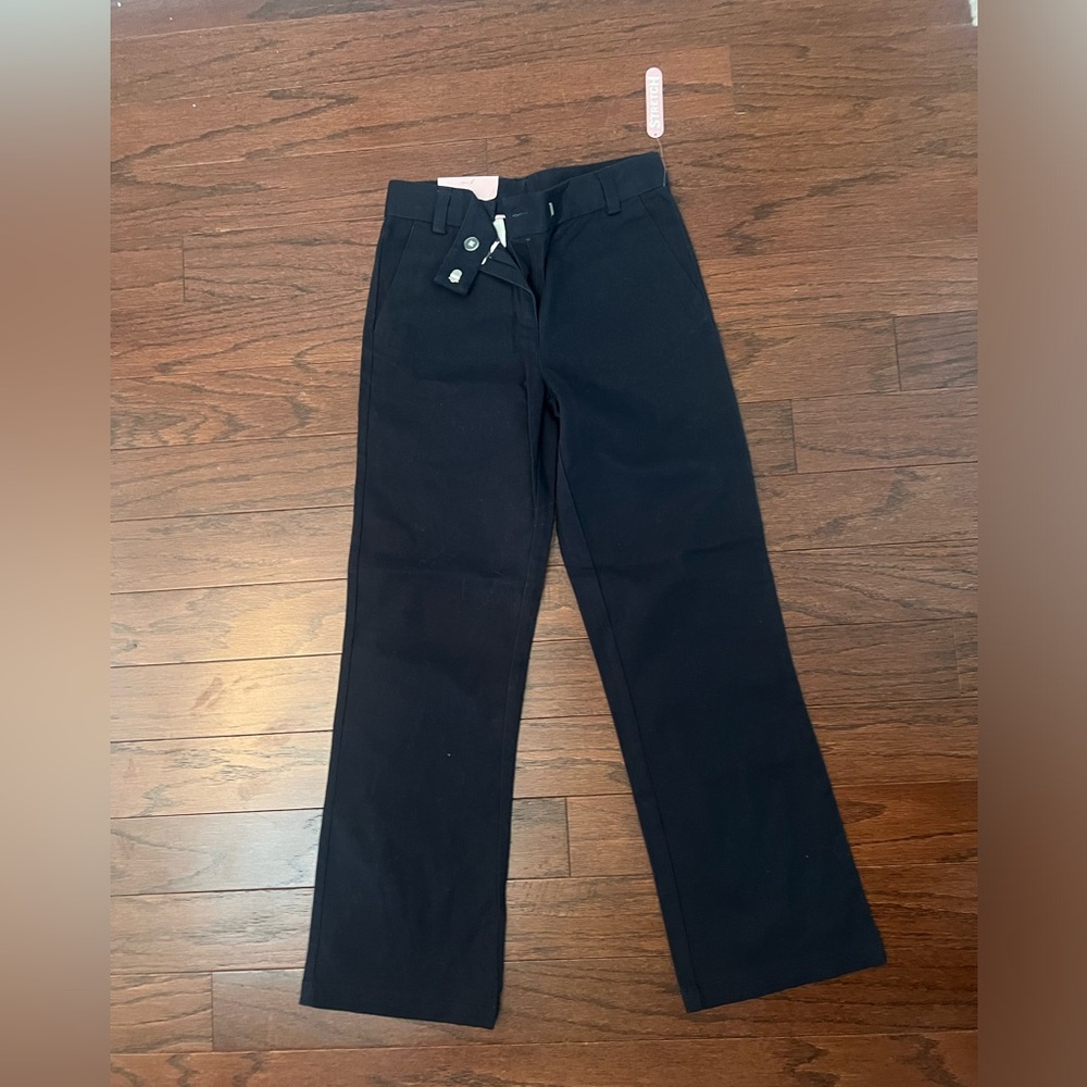 New nwt chaps navy blue uniform dress pants 8